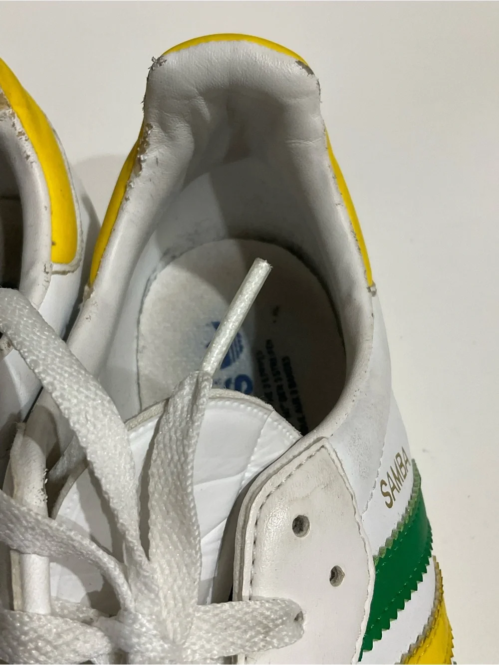 Adidas OG Samba Brazil World Cup Green / Yellow Sneakers Men's US 7
